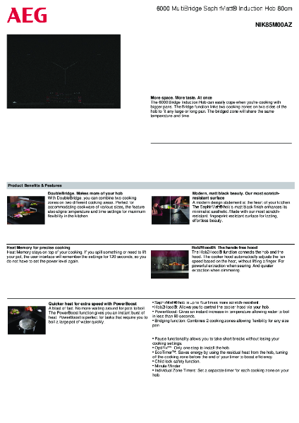 NIK85M00AZ - Data Sheet