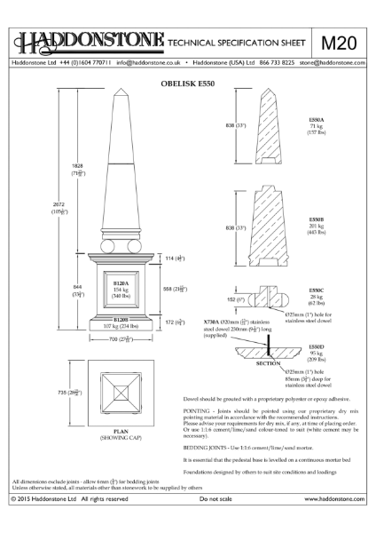 Obelisks - Technical Details