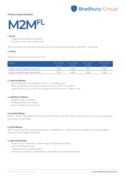 M2MFL Product Specification