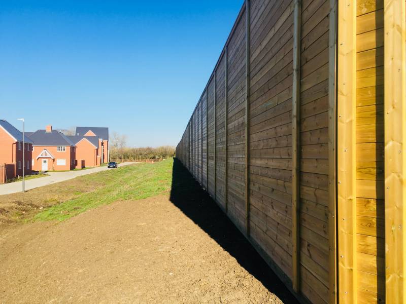 Britain's most wildlife-friendly housing development chooses Jacksons' Acoustic Fencing