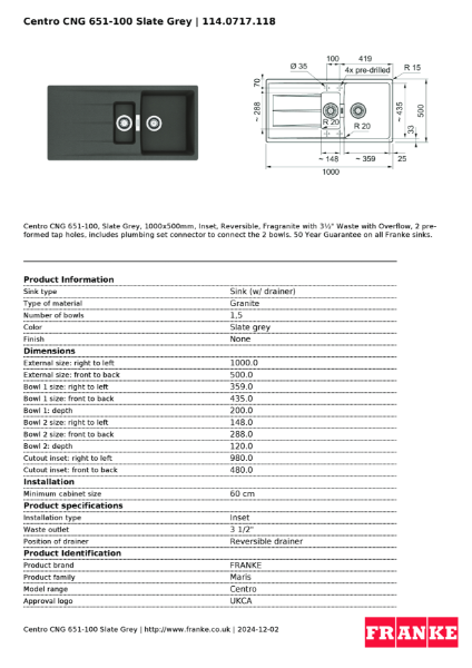 Product Sheet 114.0717.118