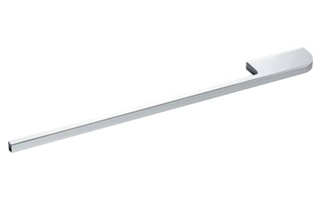 Geberit towel rail for bathroom furniture, with radiused corner