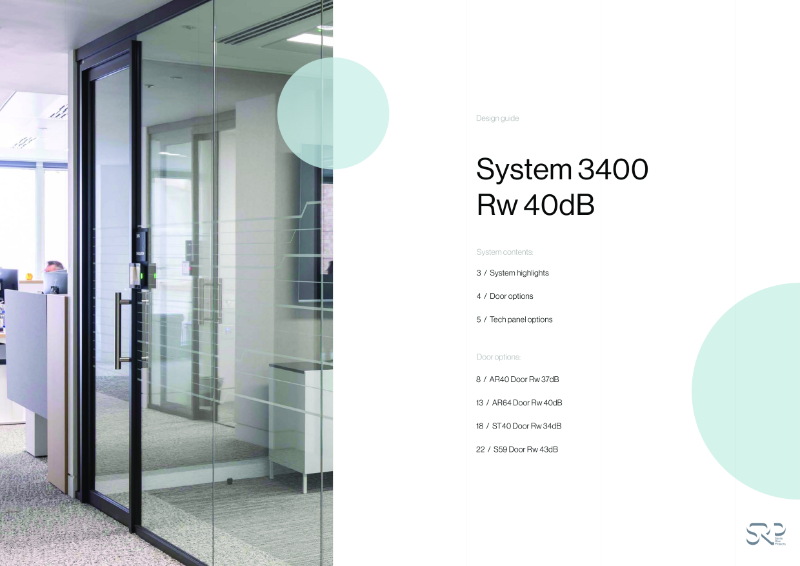 System 3400 RW 40 dB - Design Guide