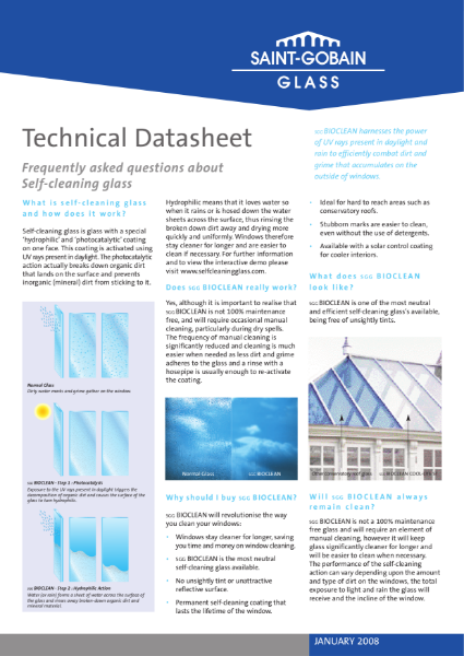 Technial Datasheet - SGG BIOCLEAN