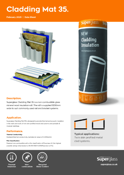 Superglass Cladding Mat 35 - Datasheet