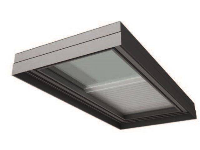 Skyway Flat Glass Rooflight With Integral Blinds