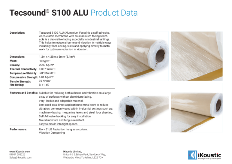 Tecsound S100 ALU Datasheet