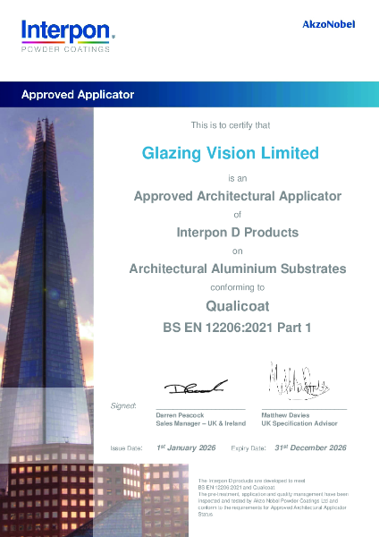 Qualicoat approval