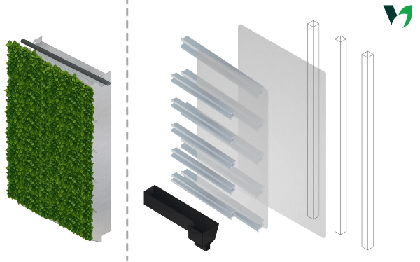 Viritopia Polypropylene Module - Backing Board Build-Up - Modular ...