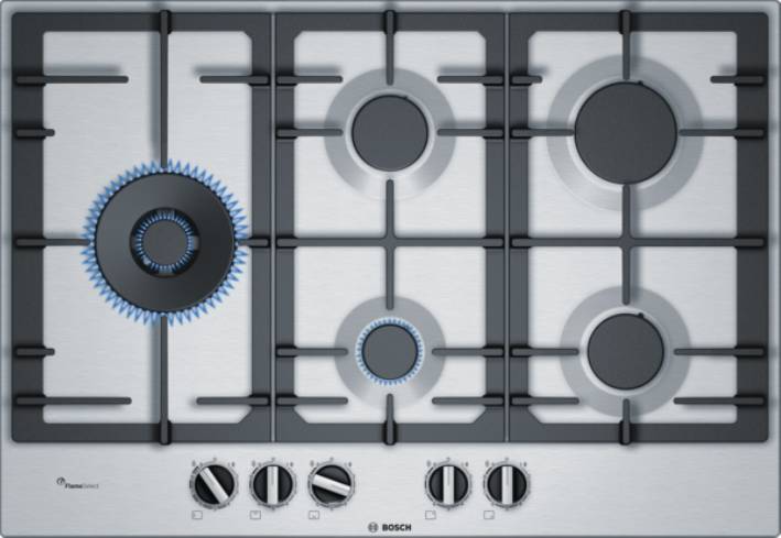 Series 6 gas hobs, 75cm, 90cm width options