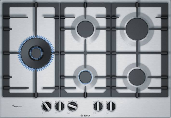 Bosch Series 6 gas hobs, 75cm, 90cm width options