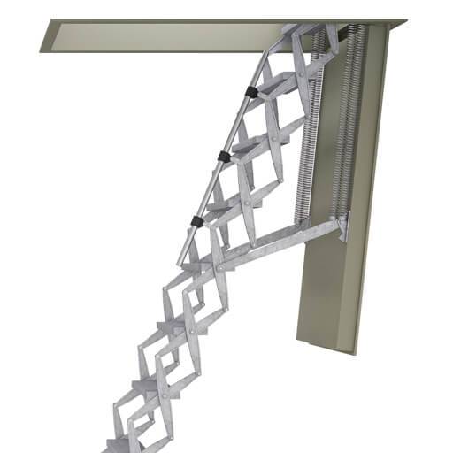 Supreme F60/ F90 - Heavy Duty Retractable Ladder - Fire Rated Steel Hatch
