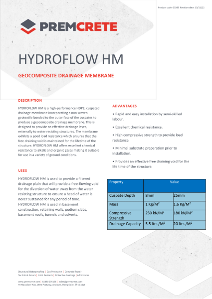 Hydroflow HM TDS