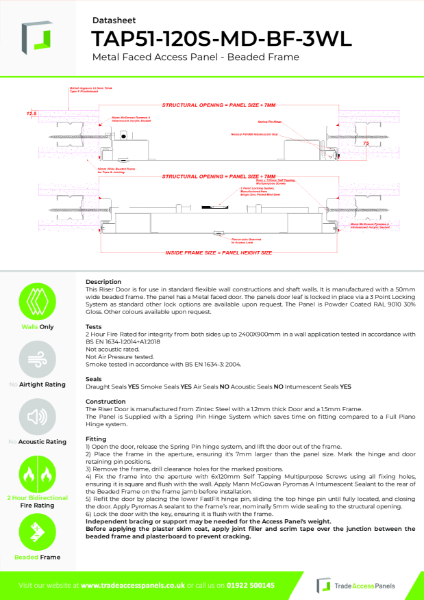 TAP51-120S-MD-BF-3WL Both Sides