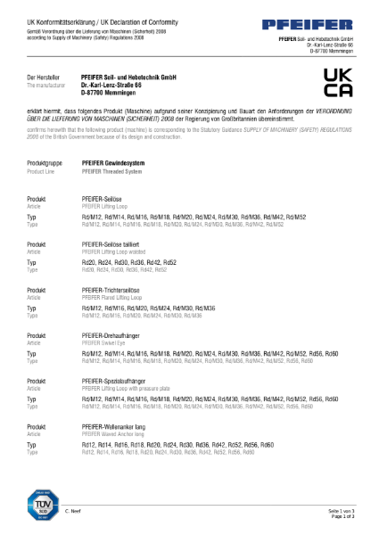 UK Conformity Assessed (UKCA)