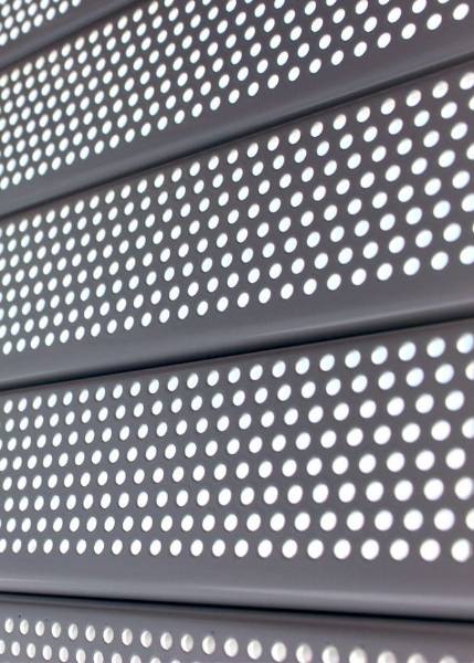 Perforated Aluminium Roller Shutter - Alishield N1 - Roller Shutter