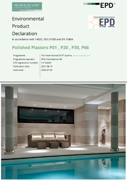 Armourcoat Polished Plaster Smooth - Environmental Product Declaration