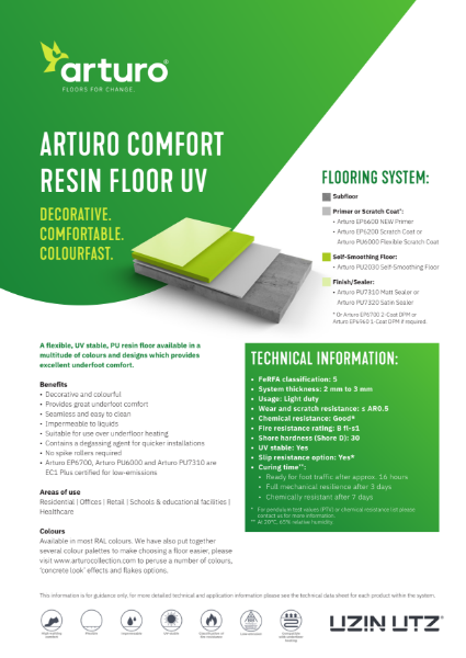 Arturo Comfort Resin Floor UV