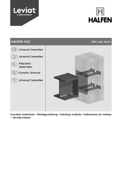 Halfen HUC Assembly Instructions