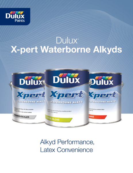 Dulux X-pert Waterborne Alkyds Product Brochure