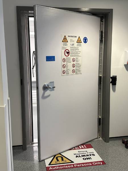 RF Door replacement in an existing MRI room