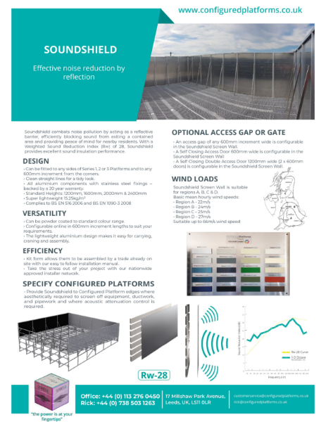 Soundshield Specification Data Sheet