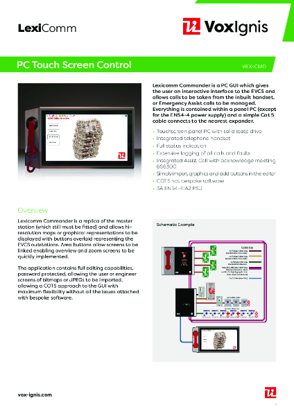 ViLX-Commander Datasheet