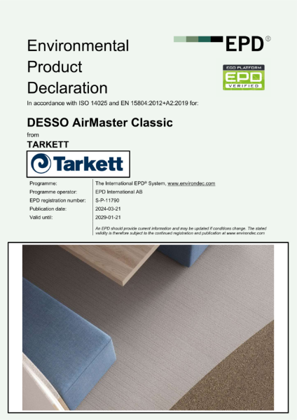 EPD - DESSO AirMaster Classic