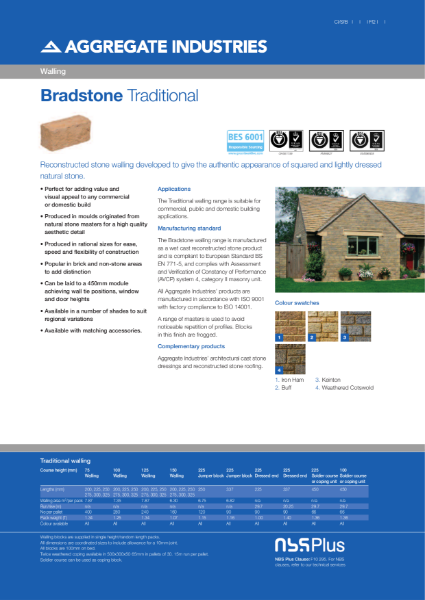 Bradstone Traditional Walling