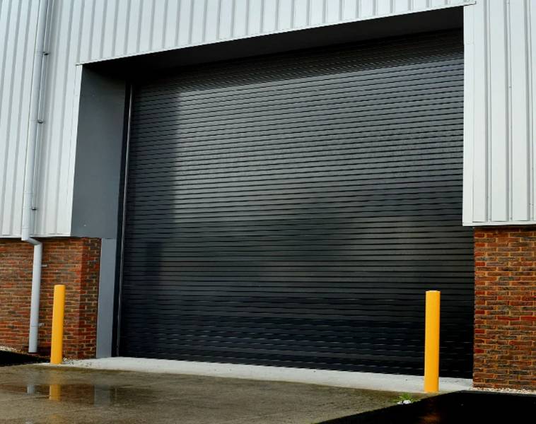 Automatic locking SR2 or SR3 Insulated Industrial Roller Shutters Insurance-certified   - Security Roller Shutter
