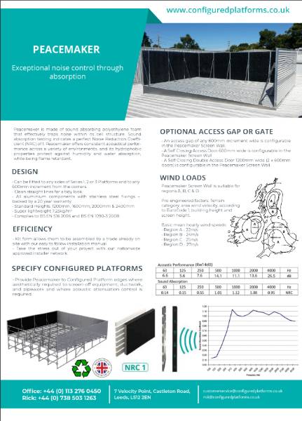 Peacemaker Data Sheet