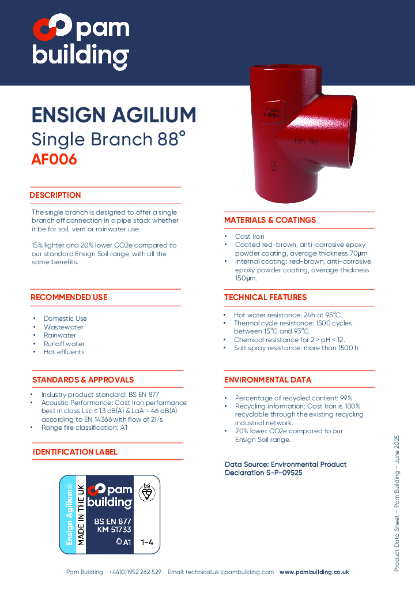 AF006 - Single Branch 88°