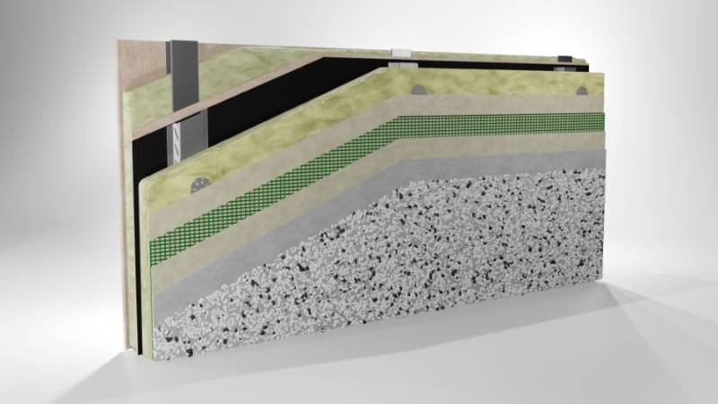 K Systems Exicco M, Mineral Wool External Wall Insulation (EWI) For Steel and Timber Framed Buildings