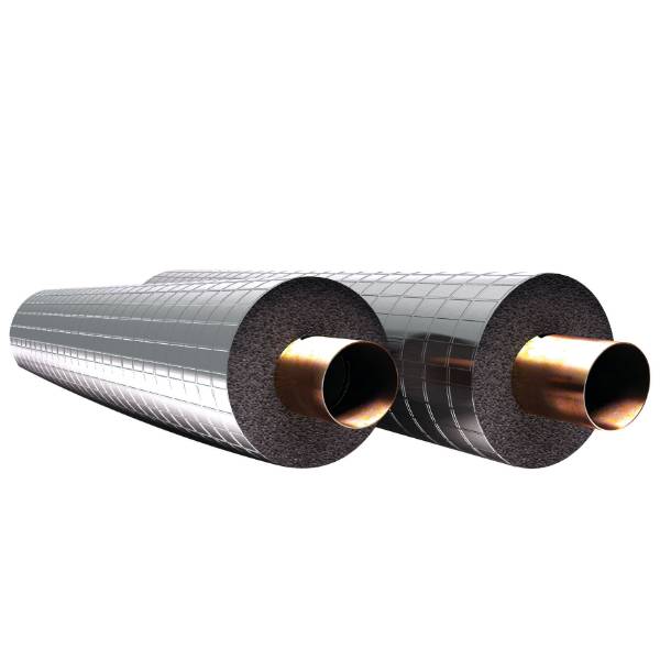 Kaiflex Protect Alu-NET Tube Covering on Kaiflex ST - Closed cell rubber pipe insulation