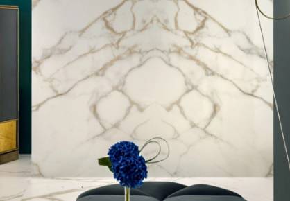 Calacatta Oro Porcelain Large Format Wall Tiles