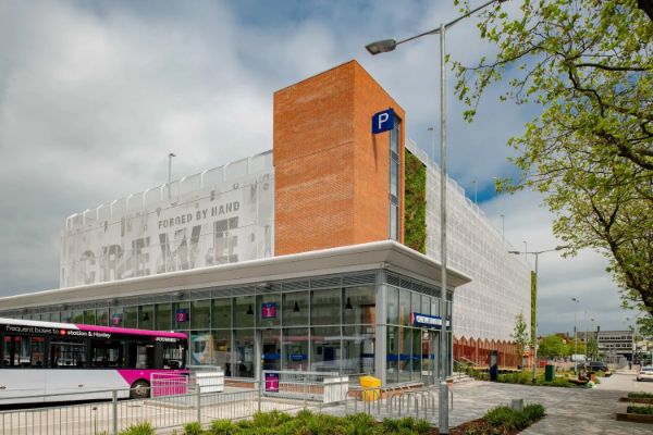 Royal Arcade Car Park and Bus Station | Continuum® Aluminium Panel Façade System and Nebula® Expanded Mesh Façade System