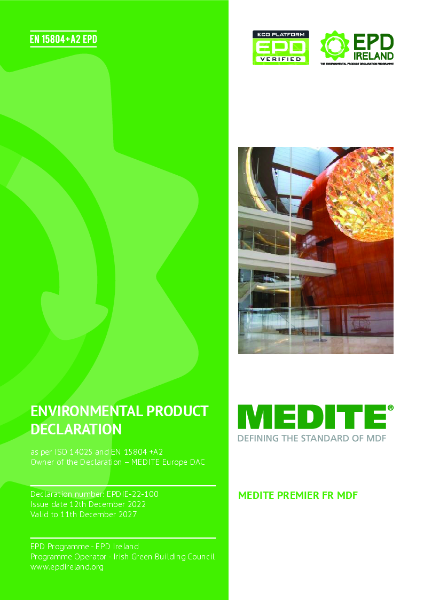 MEDITE PREMIER FR EPD