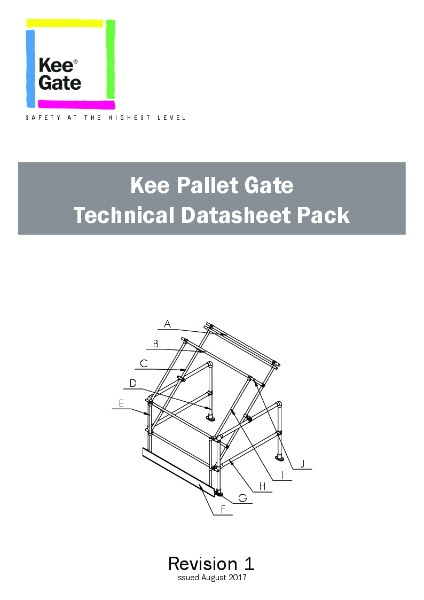 Kee Pallet Gate - Datasheet Issue 01