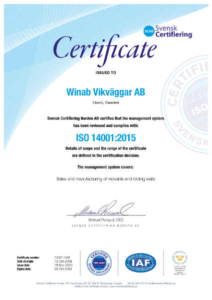 ISO 14001 Winab