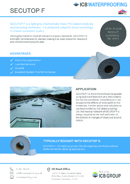 Secutop F Brochure 2025