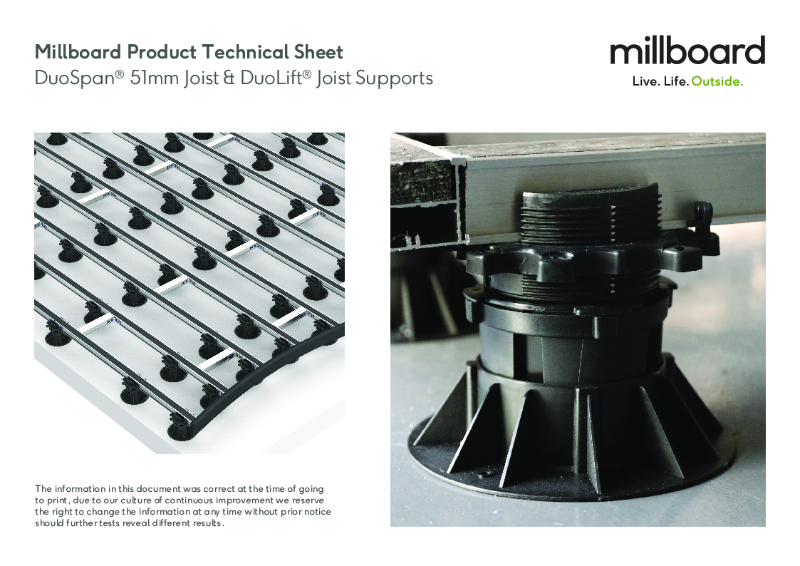 DuoSpan 51mm and DuoLift Tech Spec