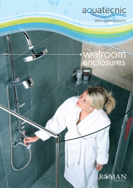 Aquatecnic Wetroom Enclosures: Roman Shower Screens