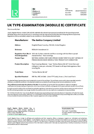 QA Certificate