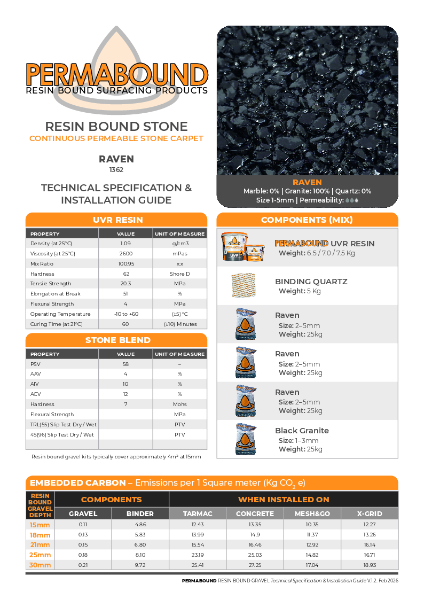 Raven_1362_Resin_Bound_Stone_TDS_PERMABOUND v1.2