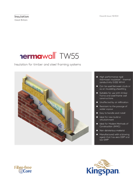 Thermawall TW55 Timber and Steel Frame Wall Board - 10/22