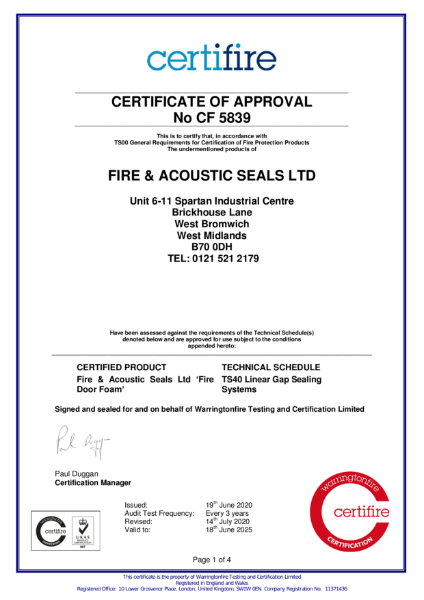 Certifire Certificate