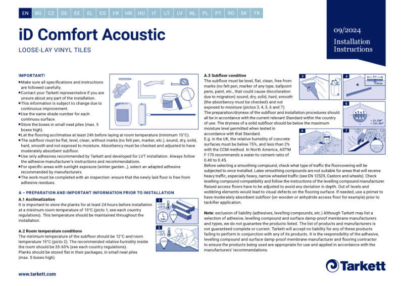 iD Comfort Acoustic 35 Installation
