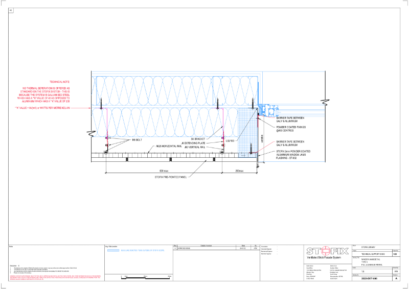 2022-DET-006-A WINDOW JAMB DETAIL TYPE 5