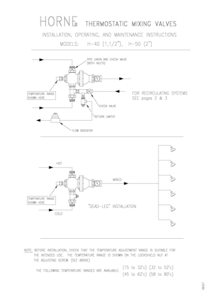 Instructions - H40 & H50