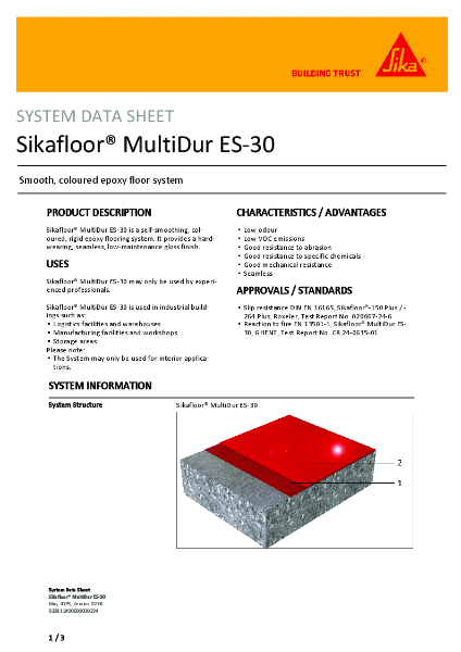 Sikafloor® MultiDur ES-30